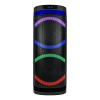 MD-288KP Rms 40W+40W 12V7.5AH RGB Işıklı USB/TF/FM/BT/TWS Kablosuz Mikrofonlu Öğretmen/Toplantı Anfisi - 1